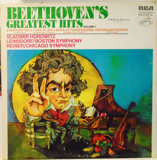Beethoven*, Vladimir Horowitz, Leinsdorf*, Reiner*, Boston Symphony*, Chicago Symphony* - Beethoven's Greatest Hits Volume 1 (LP, Album, Comp)