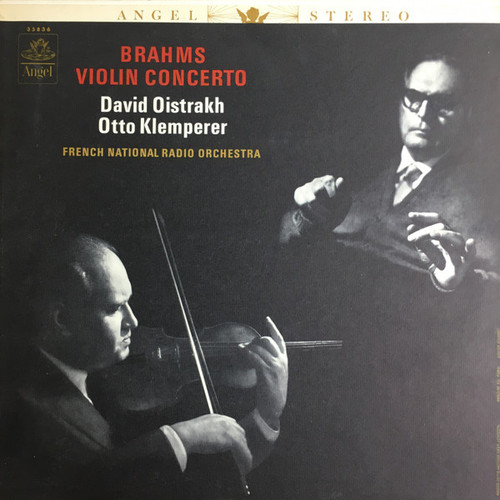 Brahms* - French National Radio Orchestra*, David Oistrakh*, Otto Klemperer - Brahms Violin Concerto (LP, Album)