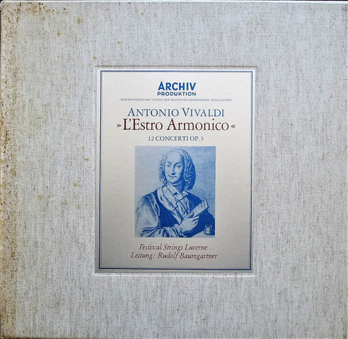 Antonio Vivaldi - Festival Strings Lucerne, Rudolf Baumgartner - »L'Estro Armonico« 12 Concerti Op. 3  (3xLP + Box)