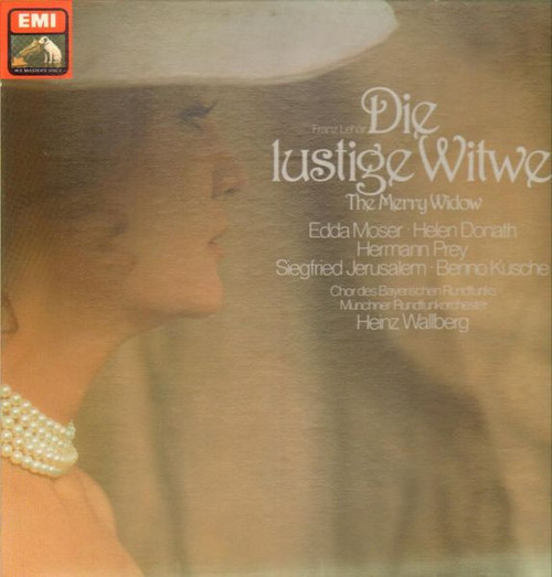 Franz Lehár - Edda Moser, Helen Donath, Hermann Prey, Siegfried Jerusalem, Benno Kusche, Chor Des Bayerischen Rundfunks, Münchner Rundfunkorchester, Heinz Wallberg - Die Lustige Witwe (The Merry Widow) (2xLP, Album + Box)