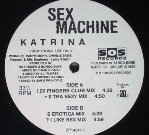 Katrina - Sex Machine (12", Promo)