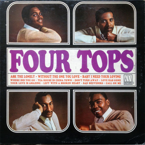 Four Tops - Four Tops (LP, Album, Mono)