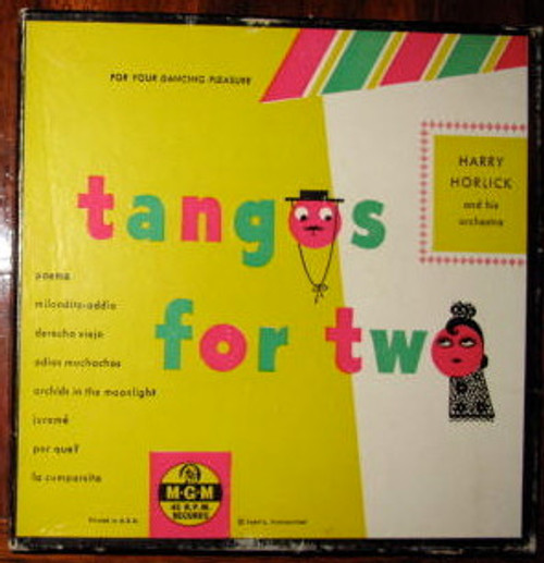 Harry Horlick And His Orchestra - Tangos For Two (4x7", Album + Box)