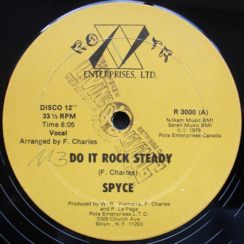 Spyce - Do It Rock Steady (12")