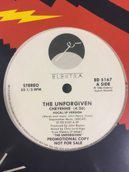 The Unforgiven - Cheyenne  (12", Single, Promo)
