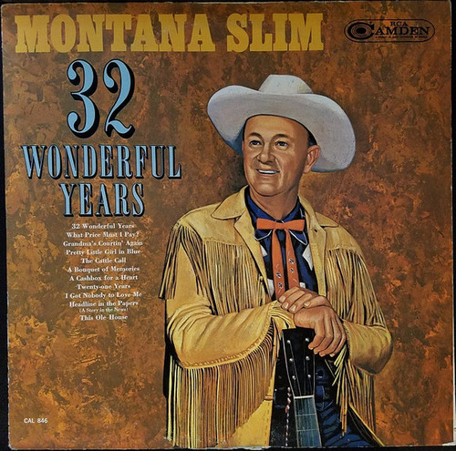 Montana Slim - 32 Wonderful Years (LP, Mono)