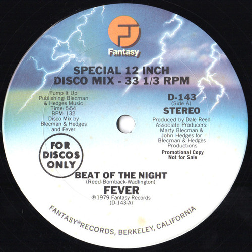 Fever (3) - Beat Of The Night / Pump It Up (12", Promo)