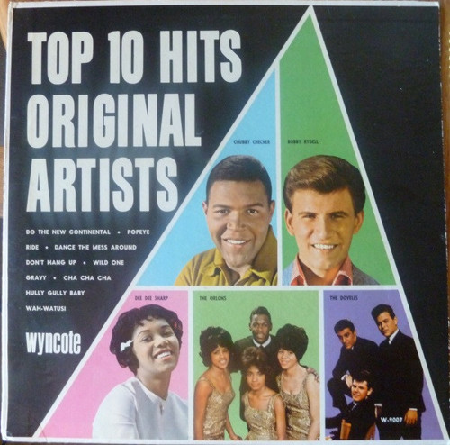 Various - Top 10 Hits By Original Artists (LP, Comp, Mono, RE)
