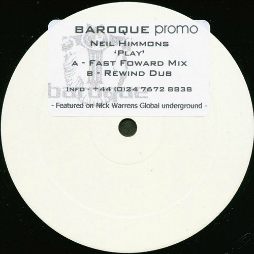 Neil Himmons - Play (12", Promo, W/Lbl, Sti)