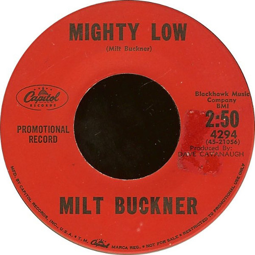 Milt Buckner - Mighty Low (7", Promo)