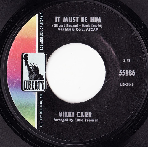 Vikki Carr - It Must Be Him (7", Single, She)