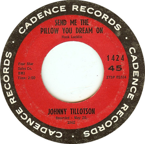 Johnny Tillotson - Send Me The Pillow You Dream On  (7", Mono, Bri)
