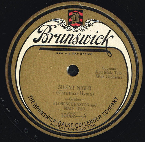 Florence Easton - Silent Night / Holy Night (Shellac, 10")