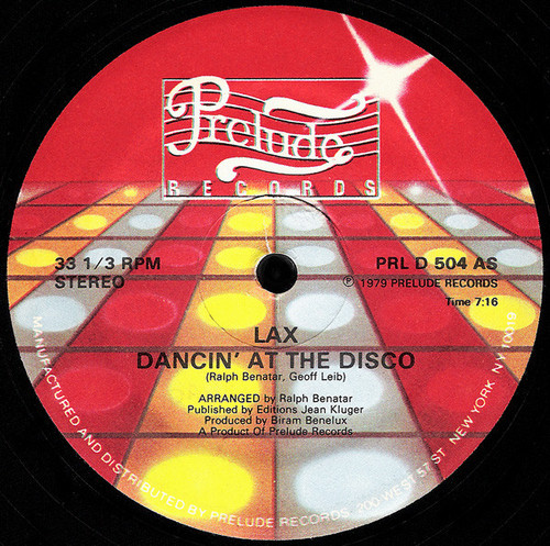 L.A.X. - All My Love / Dancin' At The Disco (12