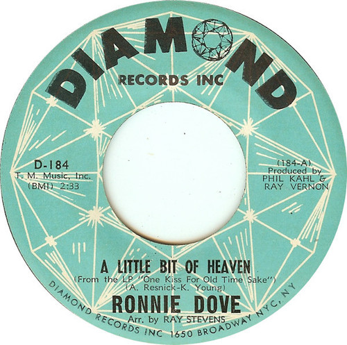 Ronnie Dove - A Little Bit Of Heaven (7", Single)