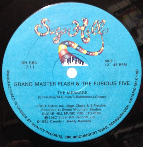 Grand Master Flash & The Furious Five* - The Message (12")