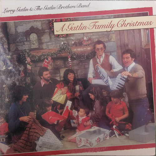 Larry Gatlin & The Gatlin Brothers Band* - A Gatlin Family Christmas (LP, Album)