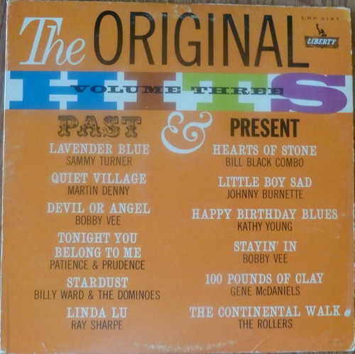 Various - The Original Hits, Volume Three:  Past & Present  (LP, Comp, Mono)