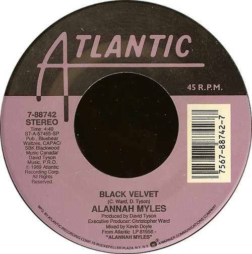 Alannah Myles - Black Velvet (7", Single, Spe)
