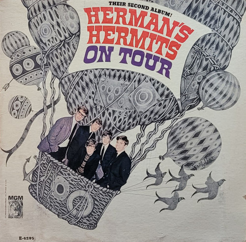 Herman's Hermits - Herman's Hermits On Tour (Their Second Album!) (LP, Album, Mono)