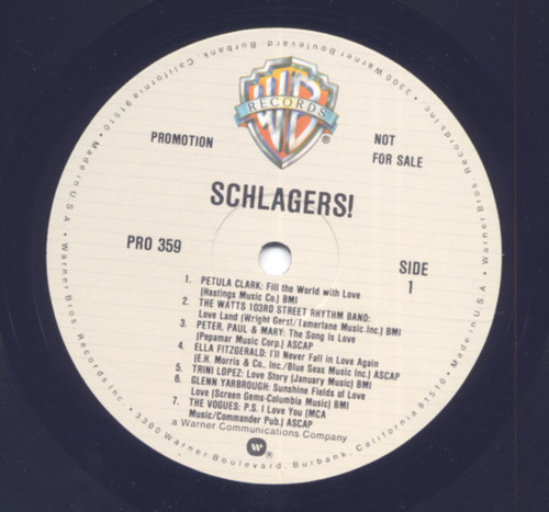 Various - Schlagers! (2xLP, Album, Comp, RE, Smplr, Gat)