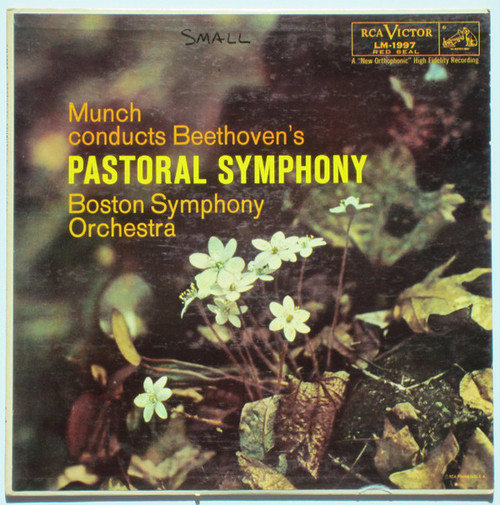 Munch* Conducts Beethoven*, Boston Symphony Orchestra - Pastoral Symphony (LP, Mono)_2690730538