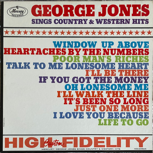 George Jones (2) - Sings Country & Western Hits (LP, Album, Mono)