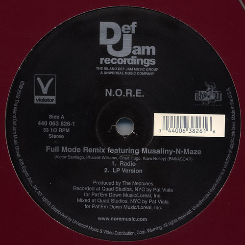 N.O.R.E. - Full Mode (Remix) (12")