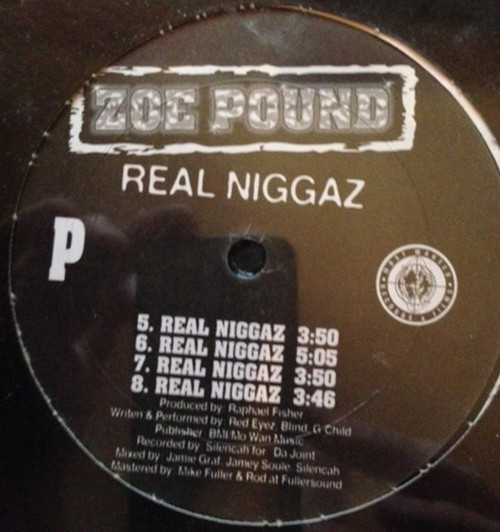 Zoe Pound - Candy Girl / Real Niggaz (12")
