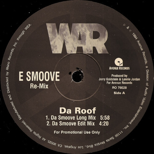 War - Da Roof (12", Promo)