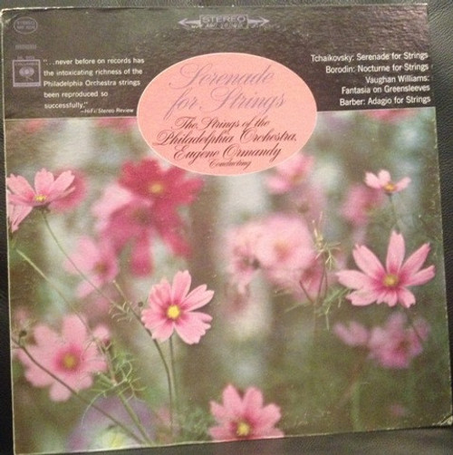 The Strings Of The Philadelphia Orchestra, Eugene Ormandy - Serenade For Strings (LP, Album, RE)_2638539909