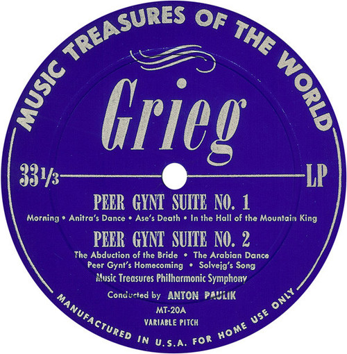 Grieg* / Debussy* / Richard Strauss - Peer Gynt Suite No. 1 / Peer Gynt Suite No. 2 / Prelude: The Afternoon Of A Faun / Tyl Eulenspiegel's Merry Pranks (LP)_2554559178