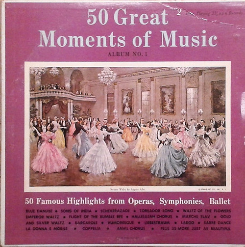 Unknown Artist - 50 Great Moments Of Music (Album No. 1) (2xLP, Comp)_2533575310