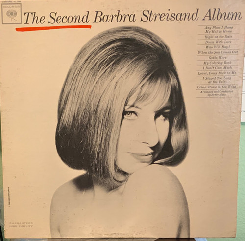 Barbra Streisand - The Second Barbra Streisand Album (LP, Album, Mono)_2287117699