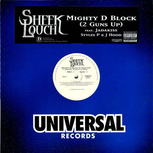 Sheek Louch - Mighty D-Block (2 Guns Up) / Turn It Up (12", Promo)
