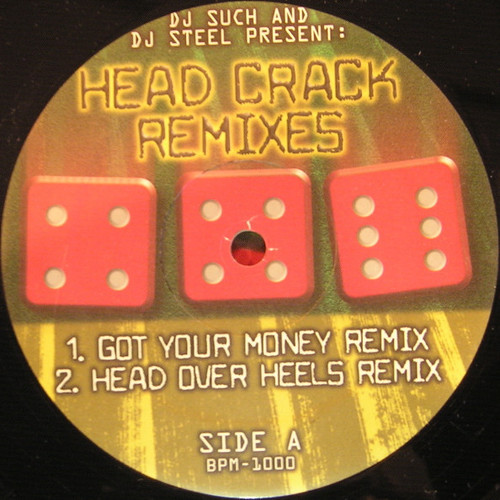 DJ Such And Dj Steel - Head Crack Remixes (12")