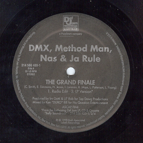 DMX, Method Man, Nas & Ja Rule - The Grand Finale (12")