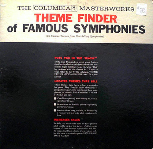 Various - Theme Finder Of Famous Symphonies (LP, Comp, Promo)