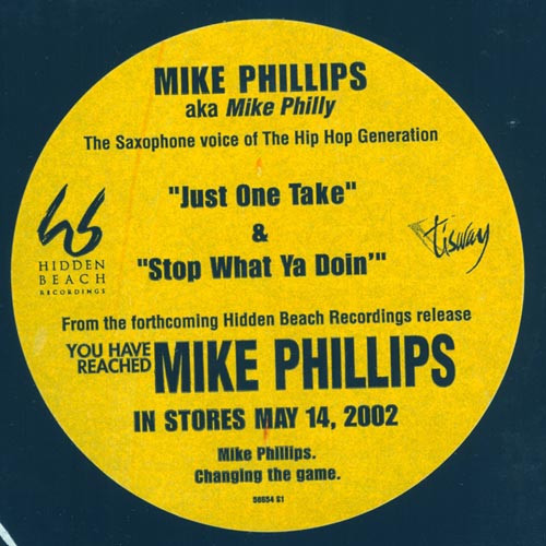 Mike Phillips (8) - Just One Take (12", Maxi, Promo)
