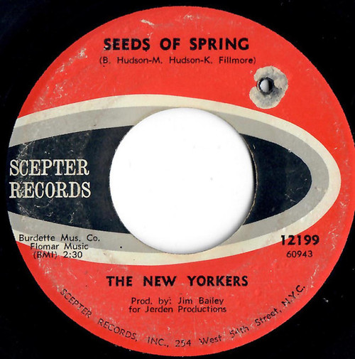 The New Yorkers (3) - Seeds Of Spring / Mr. Kirby (7")
