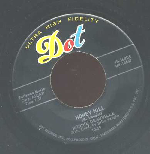 Ronnie Deauville - Honey Hill / Heaven In Hawaii (7", Single)