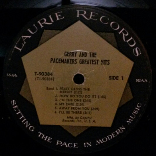 Gerry And The Pacemakers* - Greatest Hits (LP, Comp, Mono, Club, Cap)