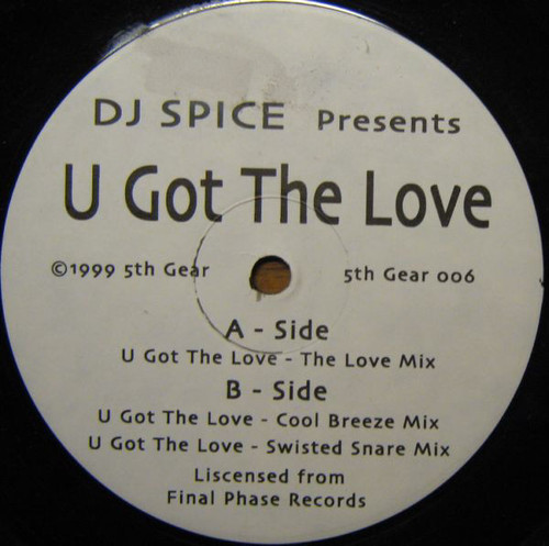 DJ Spice (2) - U Got The Love (12")