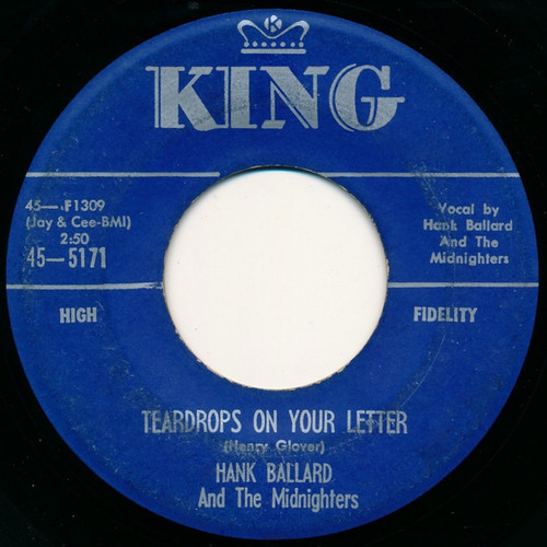 Hank Ballard And The Midnighters* - Teardrops On Your Letter / The Twist (7", Single)