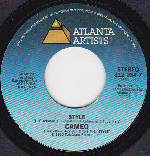 Cameo - Style / Enjoy Your Life (7", Single, 72 )