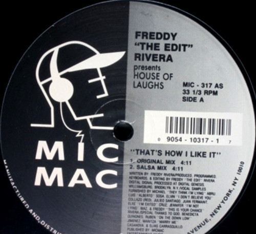 Freddy "The Edit" Rivera* Presents House Of Laughs - That's How I Like It (12")
