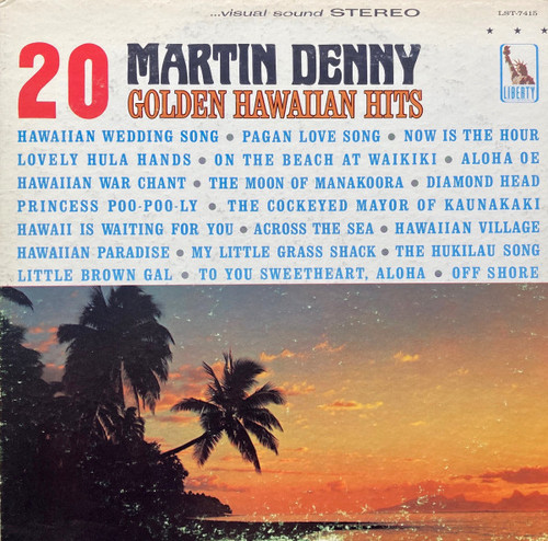 Martin Denny - 20 Golden Hawaiian Hits (LP, Album)