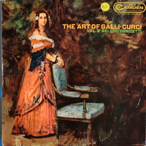 Bellini* / Donizetti* - Galli-Curci* - The Art Of Galli-Curci, Vol. 2 (LP, Comp, Mono)
