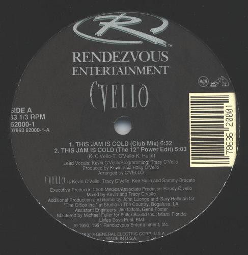 C'Vello - This Jam Is Cold (12")