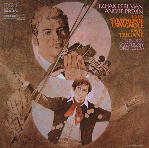 Lalo* / Ravel* - Itzhak Perlman, André Previn, London Symphony Orchestra - Symphonie Espagnole / Tzigane (LP, RE)